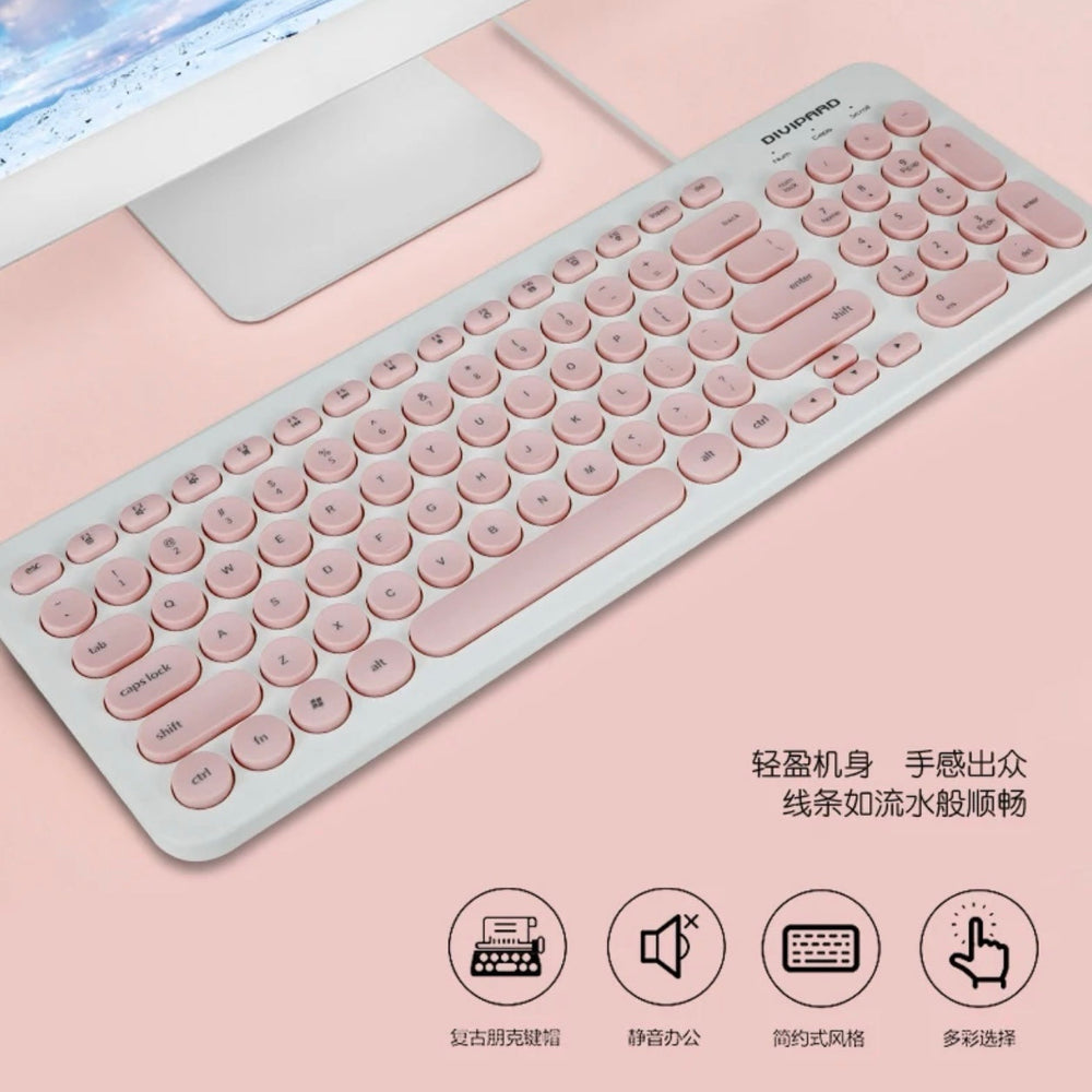 Pink Keyboard and Mouse image 1