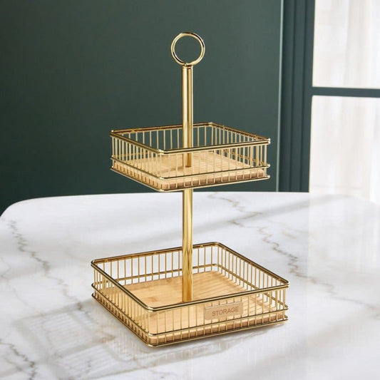 Two Tier Fruit Basket image 0