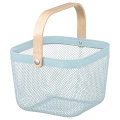 Metal Basket with Wood Finish Handle image 6