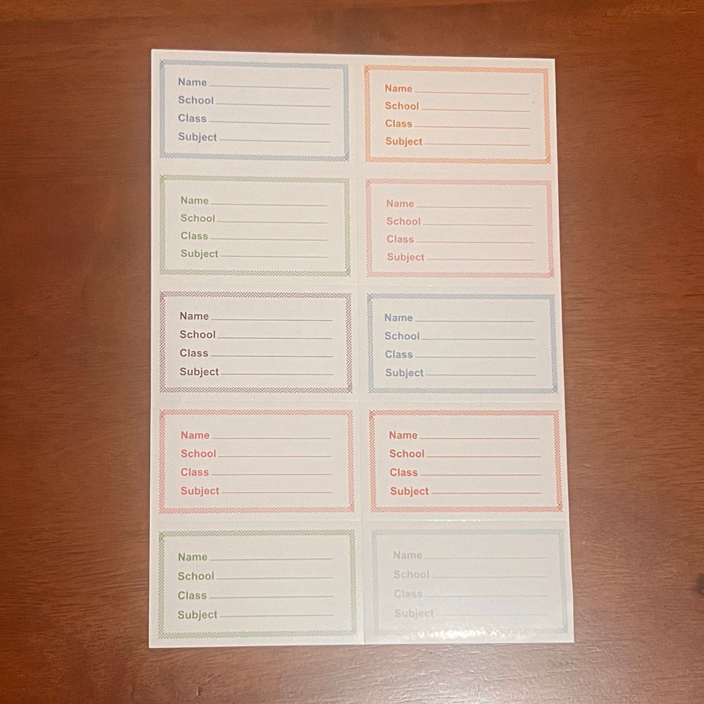 100 Book Label Stickers image 2