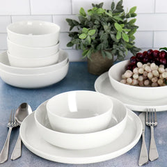 Thomas Wedding Registry Gibson 12 Piece Dinnerware Set White