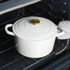 Crock Pot Artisan 7 Quart Enameled Cast Iron Round Dutch Oven image 11