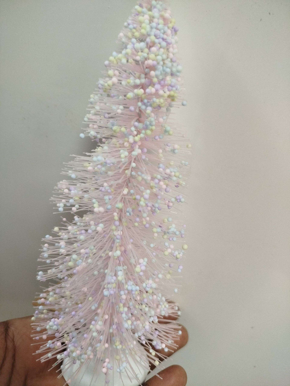 Mini Bristle Christmas Tree - Pink Pastel image
