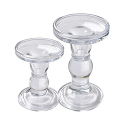 Glass Pillar Candle Holder image 1