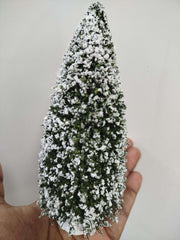 Mini Bristle Christmas Tree - Snowey Green image