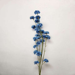 Blue Silk Flowers