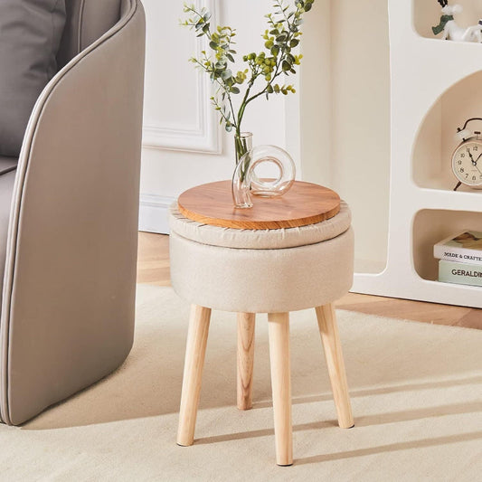 Reversible Lid Storage Stool image 0