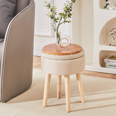 Reversible Lid Storage Stool image 0