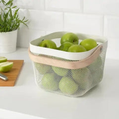Metal Basket with Wood Finish Handle image 19
