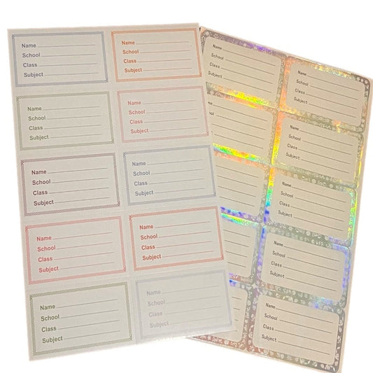 100 Book Label Stickers