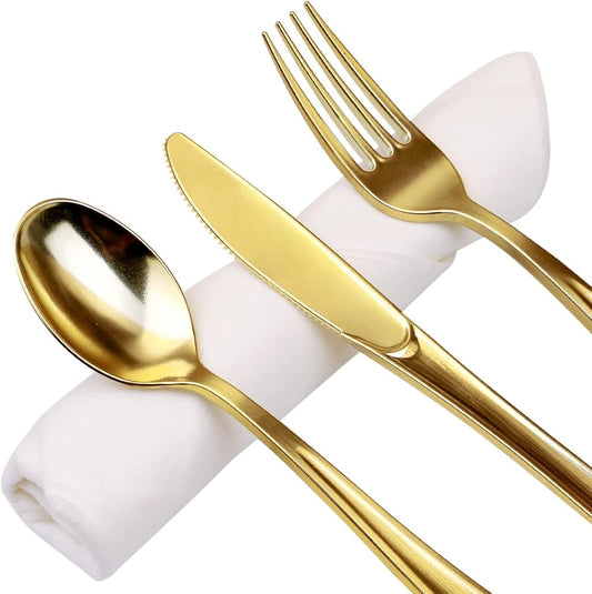 18 Piece Gold Dinner Cutlery Set