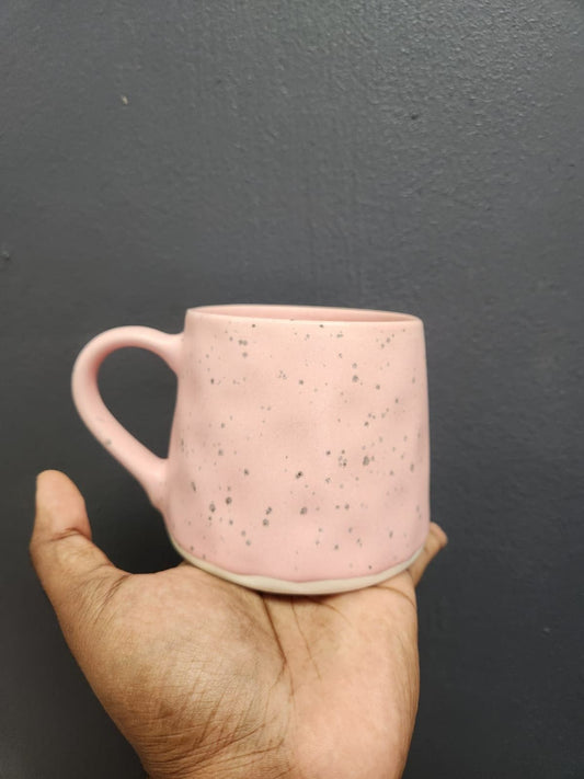 Pink Speckled Mug