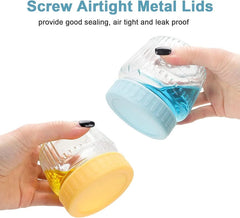 Ribbed Mason Jars