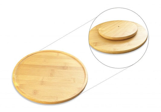 Rotating Bamboo Chopping Board