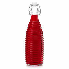 Glass Bottle with Snap Lid