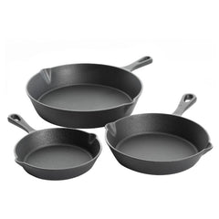 Gibson 3 Piece Pre-Seasoned Skillet Set