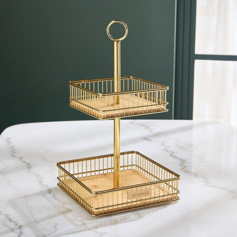Two Tier Fruit Basket image 0