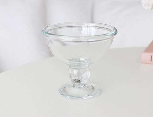 Clear Glass Ice Cream Bowl 4.5" image 1