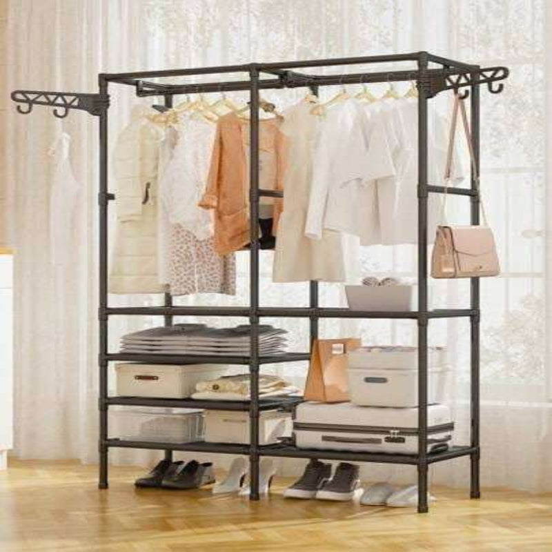 Double Section Clothes and Hat Rack image 0