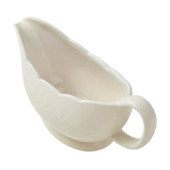 Pioneer Woman Toni 5-Piece Stoneware Butter Dish, Gravy Boat, and Salt &amp; Pepper Serve Set, Linen image 2