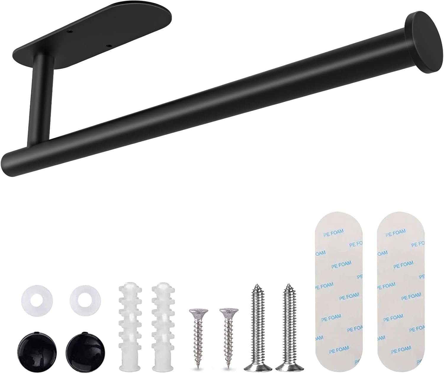 Paper Towel Holder - Black image