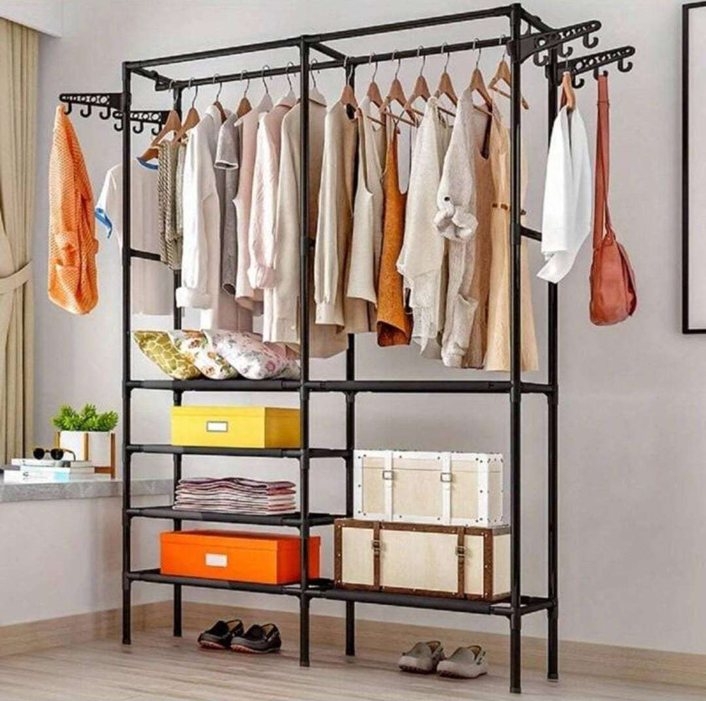 Double Section Clothes and Hat Rack image 3
