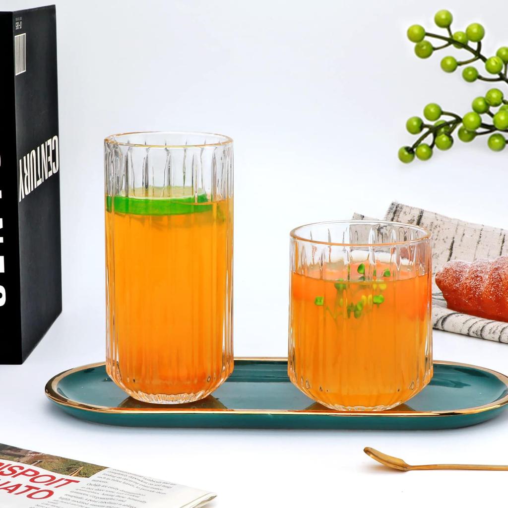 Ribbed Glass- 6 Pcs. image 1