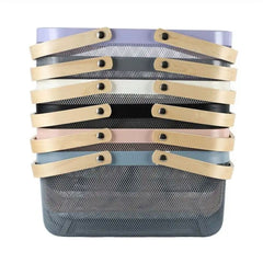 Metal Basket with Wood Finish Handle image 11