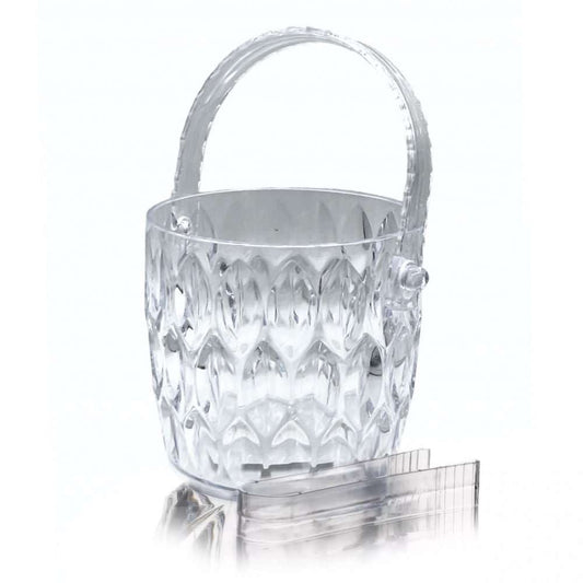 PLASTIC ICE BUCKET W/HANDLE 12.5X12.5X11.5CM image 1