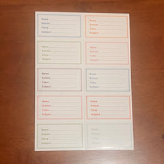 100 Book Label Stickers image 2