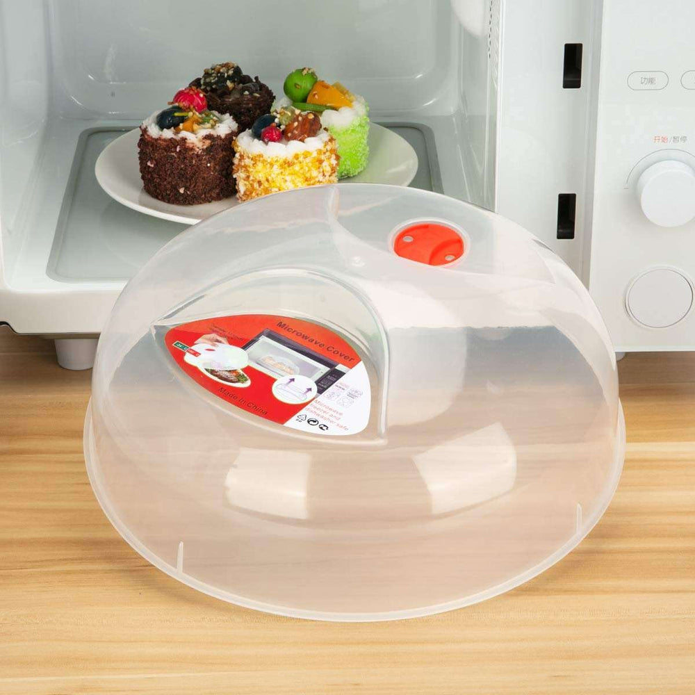 PLASTIC MICROWAVE COVER 28.8x11CM CLEAR image 0