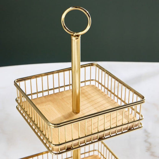 Two Tier Fruit Basket image 1