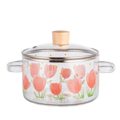 Glass Tulip Pots - Clear 1.8L image