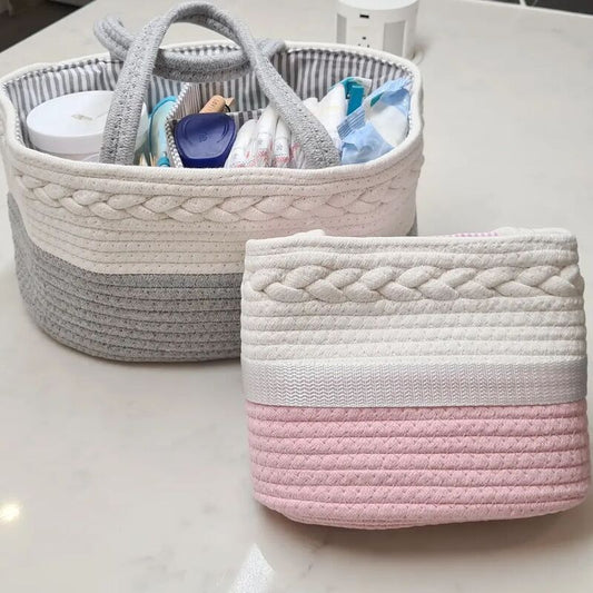 Woven Diaper Caddy