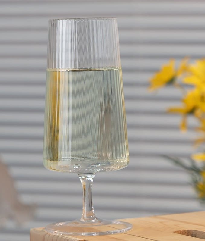 DH Stripe Polar Glass Collection - 2 Piece 400ml Water Glass image