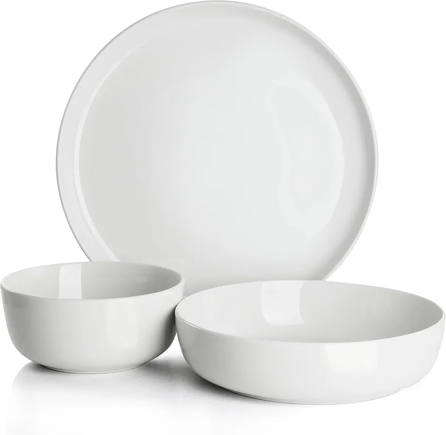 Thomas Wedding Registry Gibson 12 Piece Dinnerware Set White