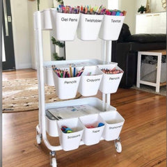 Hanging Plastic Stationery Bucket image 3