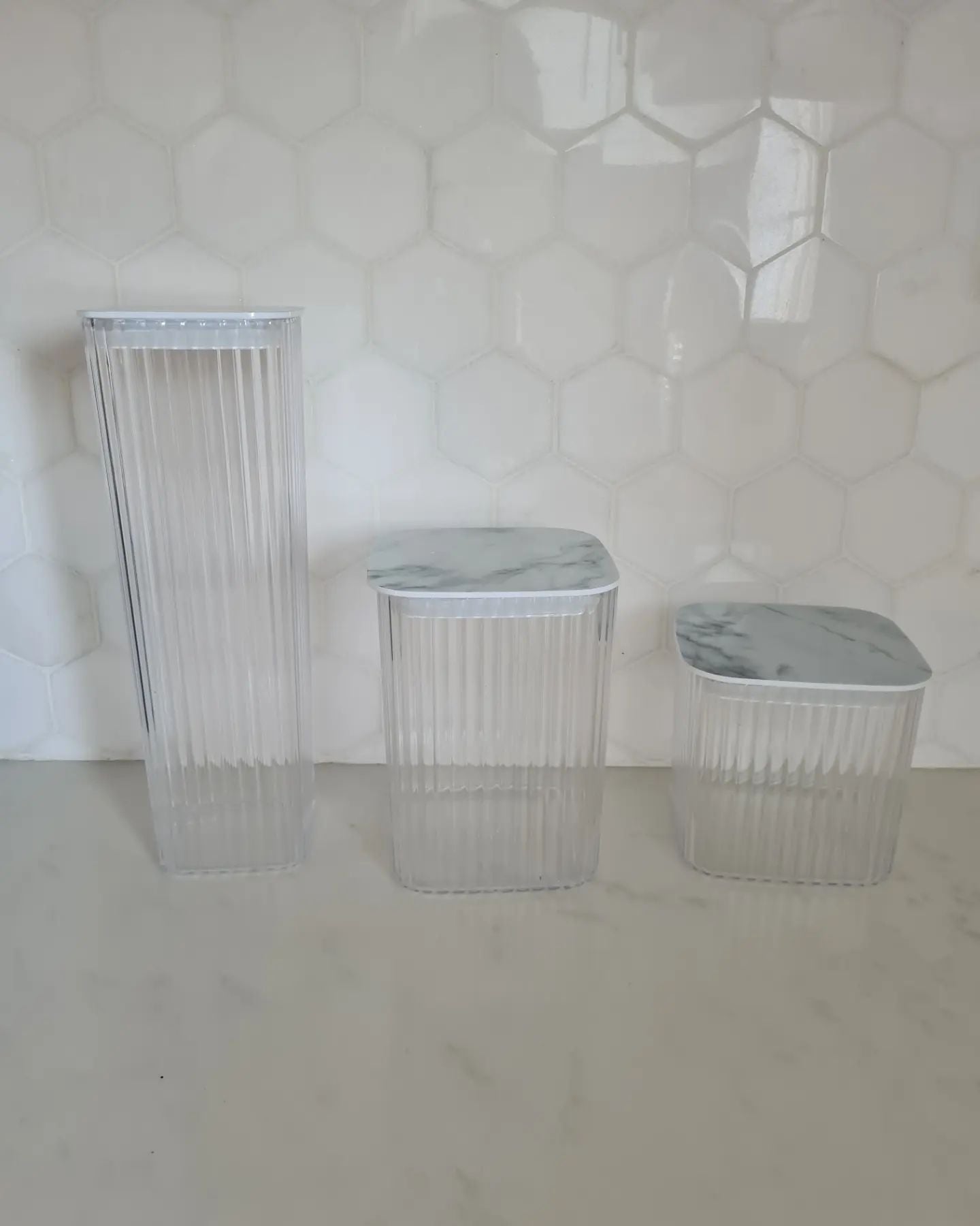 Marble Finish Storage Container image 1