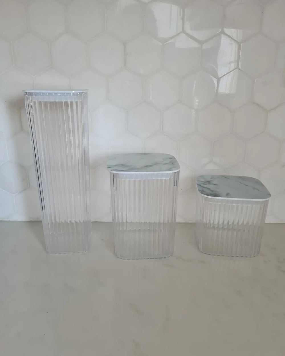 Marble Finish Storage Container image 1