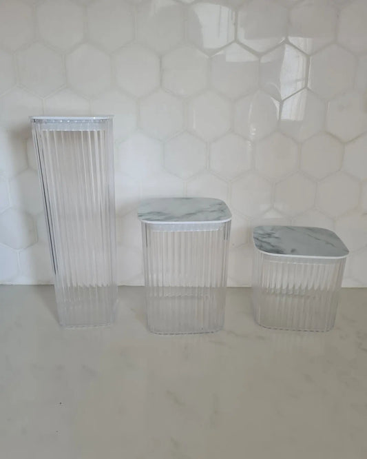 Marble Finish Storage Container image 1