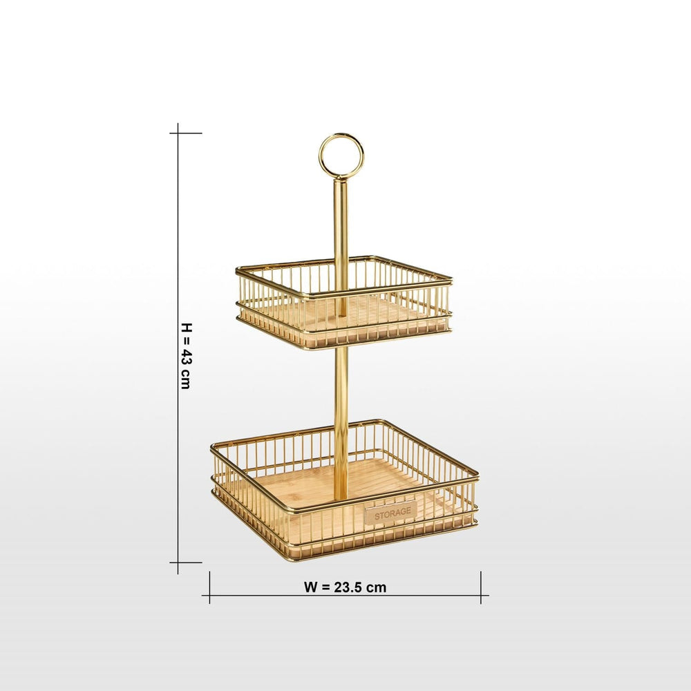Two Tier Fruit Basket image 2