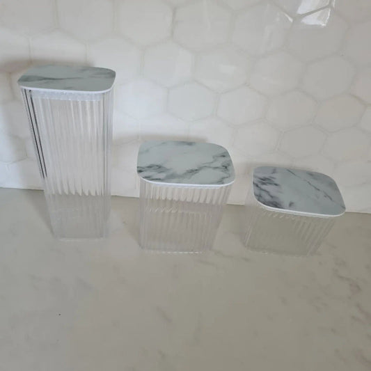 Marble Finish Storage Container image 0