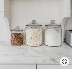 Glass Jar with Airtight Glass Lids image 2