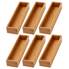Bamboo Drawer Organizer - Small 3.5"×10.5"x2.6" image