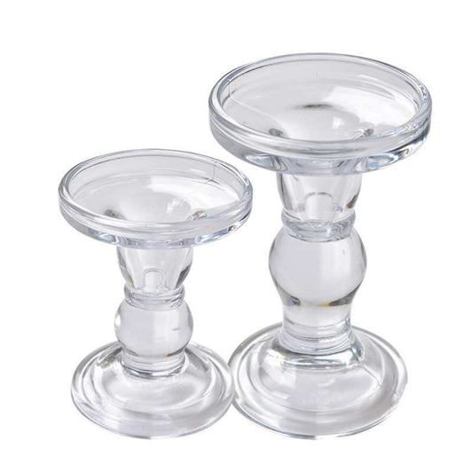 Glass Pillar Candle Holder image 1