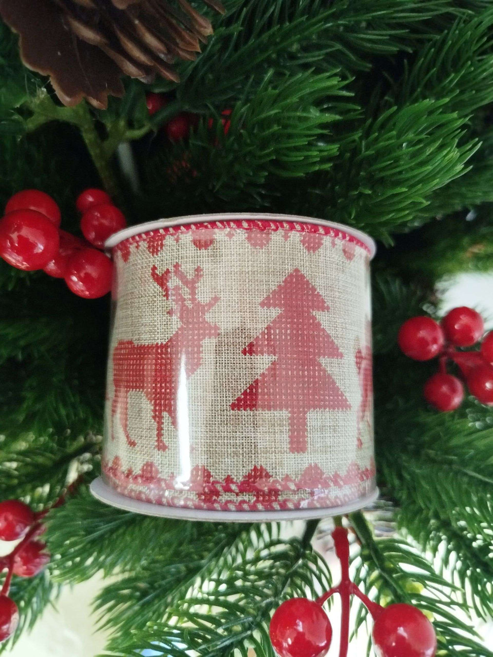 Broad Christmas Ribbon 6cmx2.7m image 7