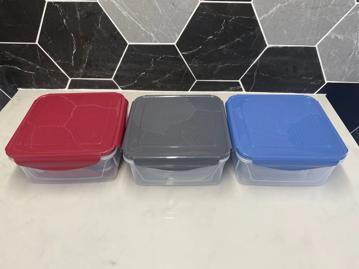 Square 4 Piece Container Set image 3