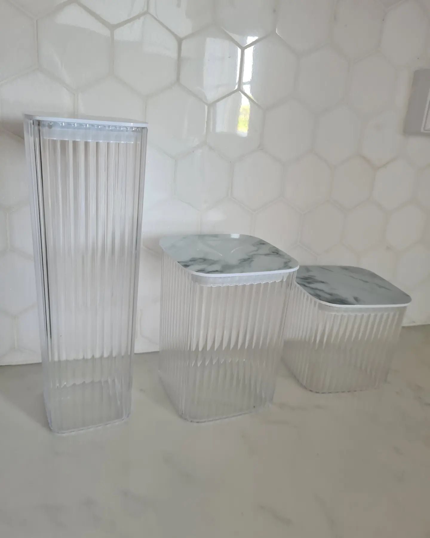 Marble Finish Storage Container image 2