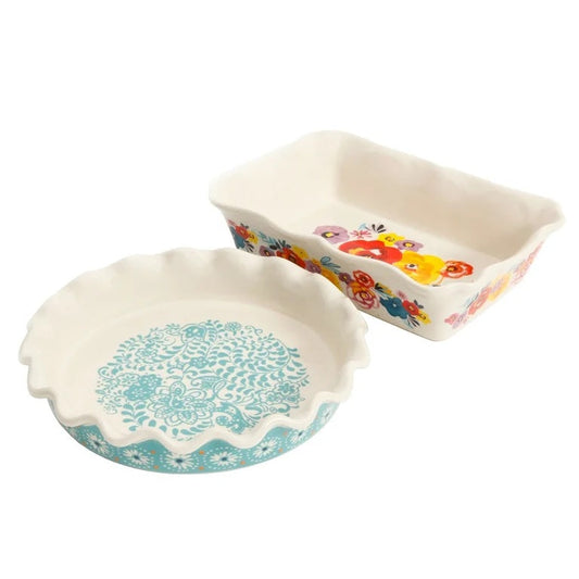 The Pioneer Woman Stoneware Pie &amp; Loaf Pan image 1
