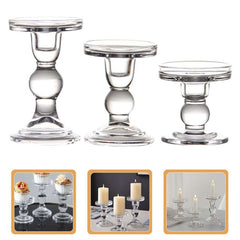 Glass Pillar Candle Holder image 0